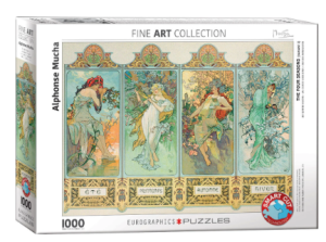 1000 pièces - Puzzle - Alphonse Mucha - Les quatre saisons