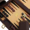 Backgammon Simili cuir magnétique 23x17cm – Image 3
