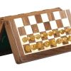 Coffret Échecs Pliable Bois d'Acacia  18x18 cm