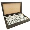 Dominos Double 6 Coffret Simili Cuir Noir – Image 3