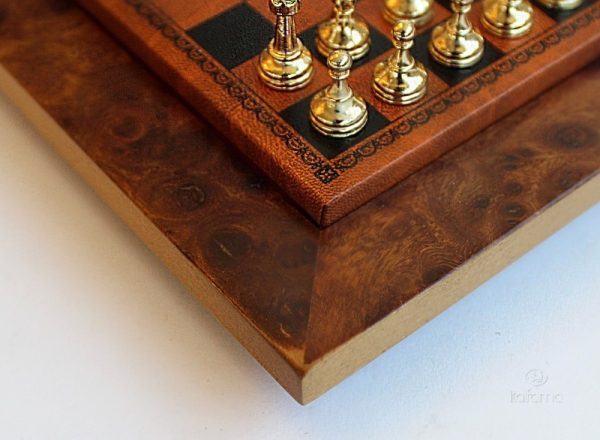 Echiquier Magnétique 18x18 en bois de bruyère – Image 3
