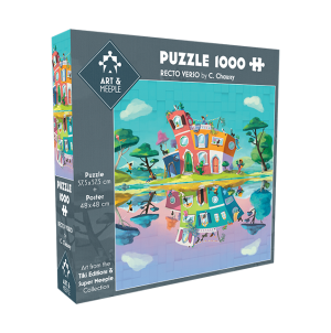 ART&MEEPLE – Puzzle 1000 pièces - Recto Verso