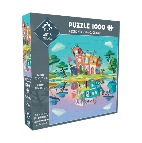 ART&MEEPLE – Puzzle 1000 pièces - Recto Verso