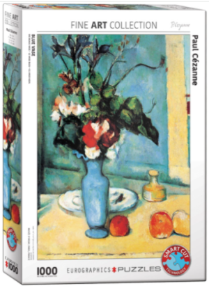 Puzzle-Vase bleu de Cézanne-1000 pièces