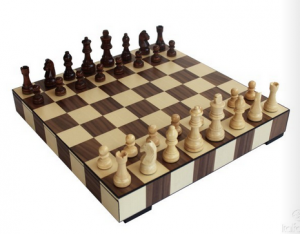 Ensemble Échecs avec Tiroir 36x36 cm