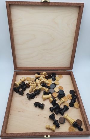 Jeux échecs et dames en bois | Jeux Chavet - Zone Artisanale