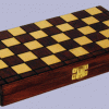 Coffret Dames Magnétique Acajou 28x28 cm – Image 3