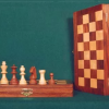 Coffret Échecs Pliable Bois d'Acacia  18x18 cm – Image 2