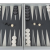 Backgammon Grid Argent 48X30CM