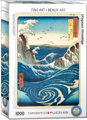 Puzzle 1000 pièces : Naruto Whirlpool, Utagawa Hiroshige