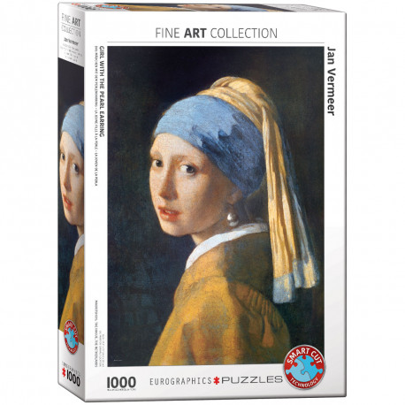 Puzzle 1000P - Jan Vermeer - La jeune fille à la perle