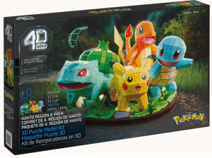 4D Build Pokémon - Diorama Région Kanto
