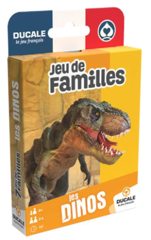 Jeu de Cartes 7 Familles Les Dinos
