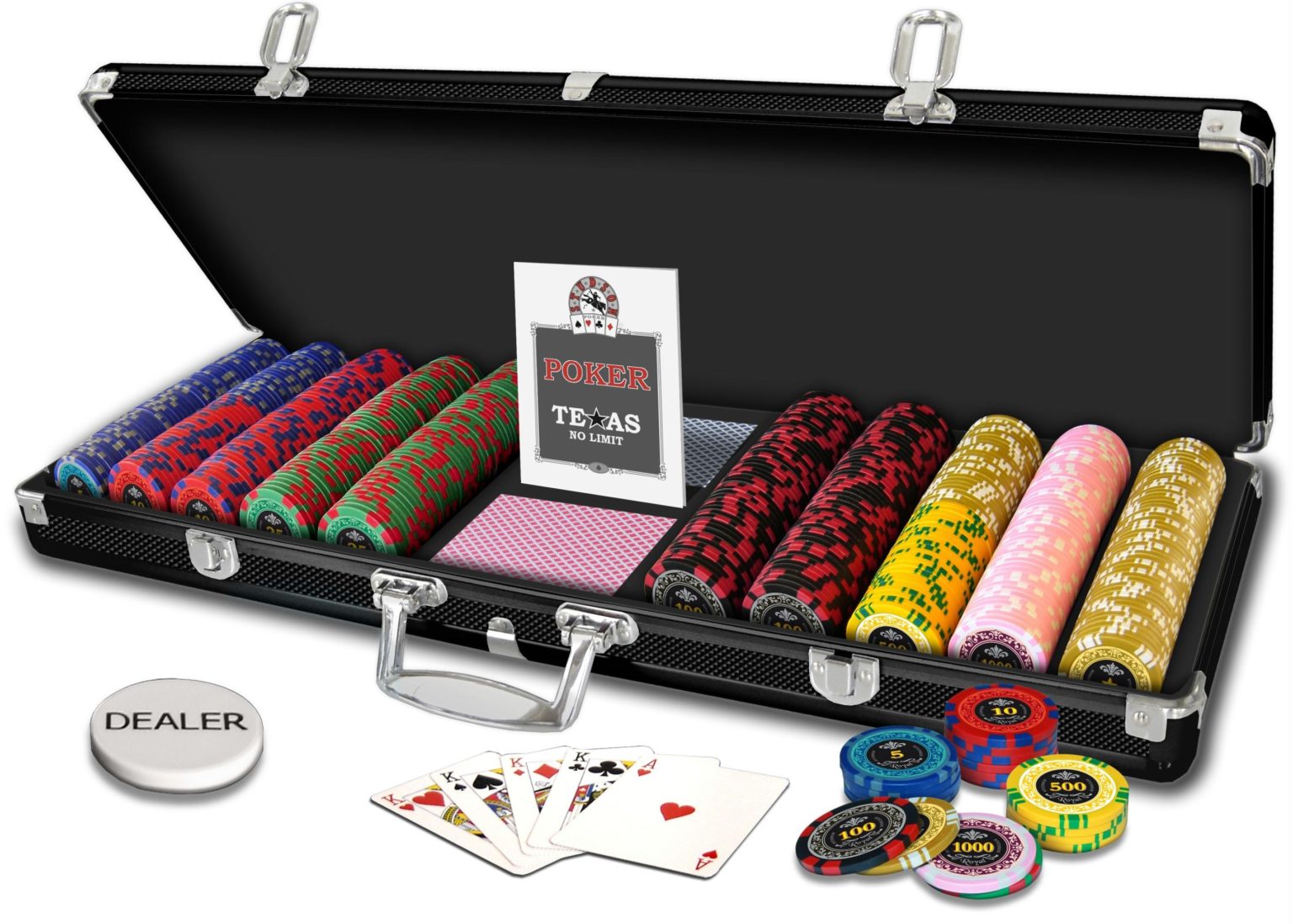 Jetons de Poker 100 Pcs Jetons de Poker Accessoires de Jeux de Poker Jetons Numériques