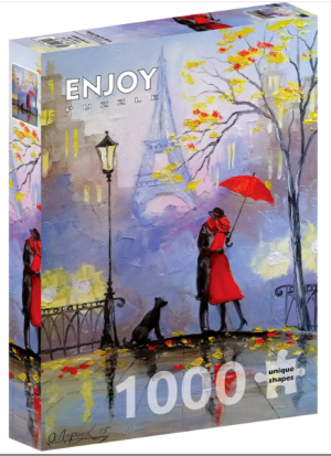 Puzzle 1000 pièces - Rainy Day in Paris