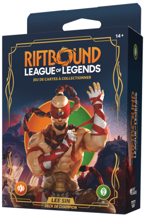 Riftbound : League Of Legends - Set 1 : Origines - Deck de Champion : Lee Sin FR