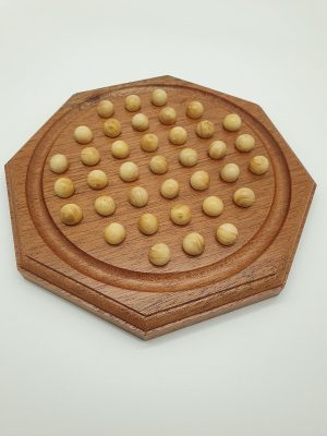 Solitaire Octogonal en Bois - Diam : 22 cm