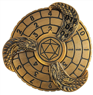Dés Métal Spinner- Gold avec boite Metal